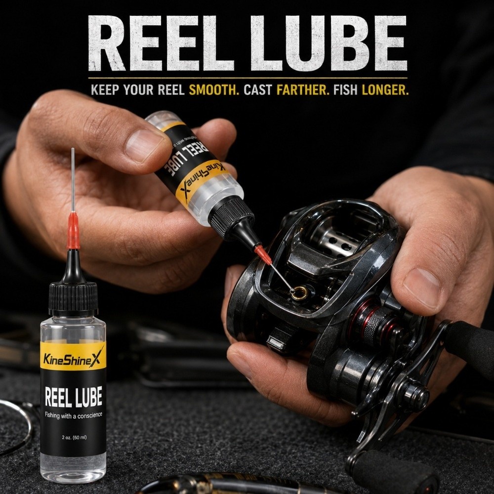 Reel Oil - 60 ml Angelrollen-Schmiermittel, Nadelapplikator, Rostschutz, Angelöl,