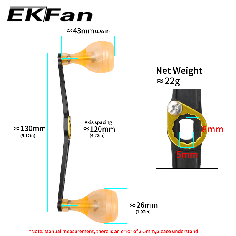 EKFan 130MM Ultraleichte Legie – Trolling Reel Bewertung und Preis