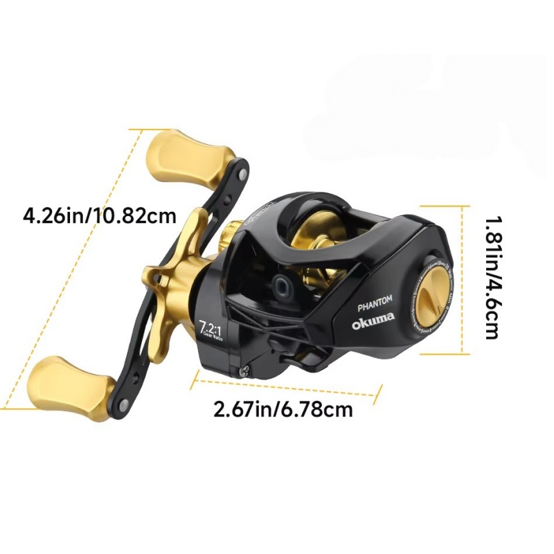 OKUMA Baitcaster Angelrolle 18 – Spincast Reel Bewertung und Preis